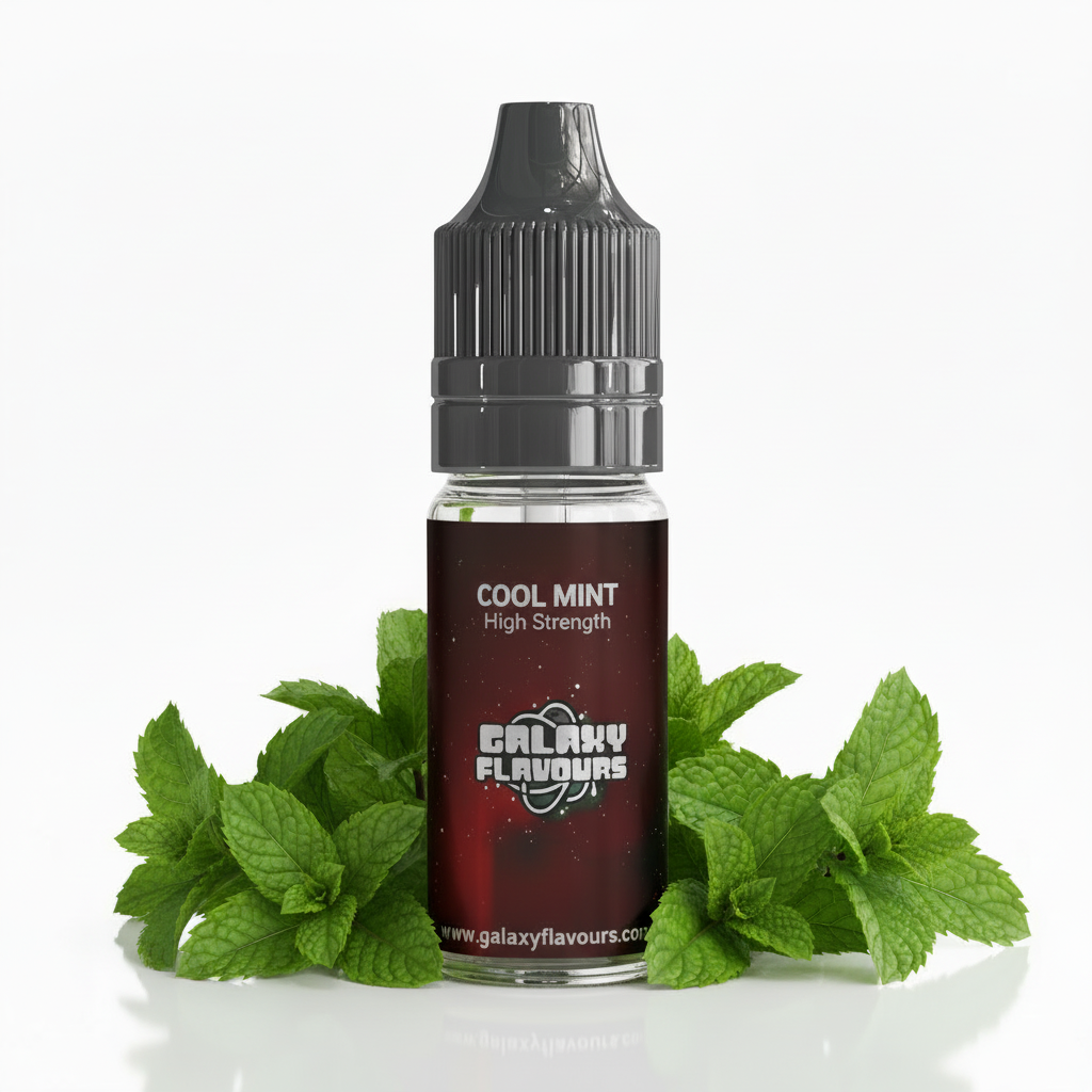 Galaxy Flavours Cool Mint Food Flavouring Concentrate 10ml – Professional High Strength, Vegan, Gluten-Free