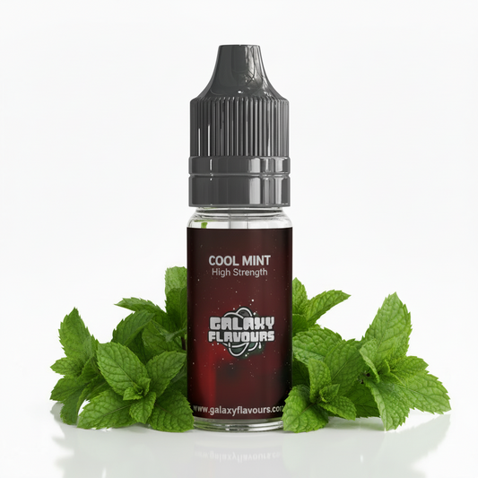 Galaxy Flavours Cool Mint Food Flavouring Concentrate 10ml – Professional High Strength, Vegan, Gluten-Free
