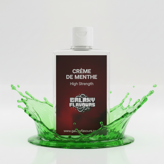 Galaxy Flavours Creme De Menthe Food Flavouring Concentrate – Professional High Strength, Vegan, Gluten-Free