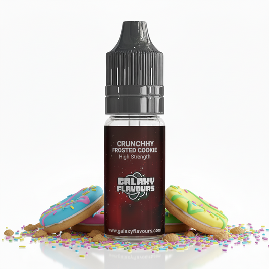Galaxy Flavours Crunchy Frosted Cookie Food Flavouring Concentrate 10ml – Professional High Strength, Vegan, Gluten-Free