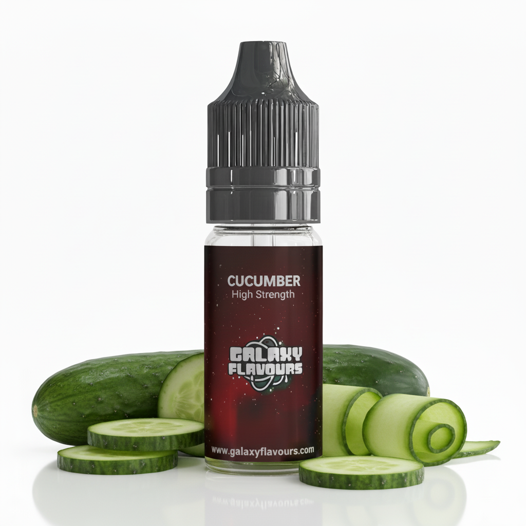 Galaxy Flavours Cucumber Food Flavouring Concentrate 10ml – Professional High Strength, Vegan, Gluten-Free