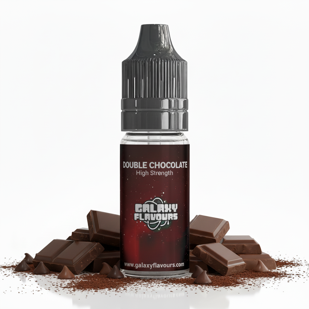 Galaxy Flavours Double Chocolate Food Flavouring Concentrate 10ml – Professional High Strength, Vegan, Gluten-Free