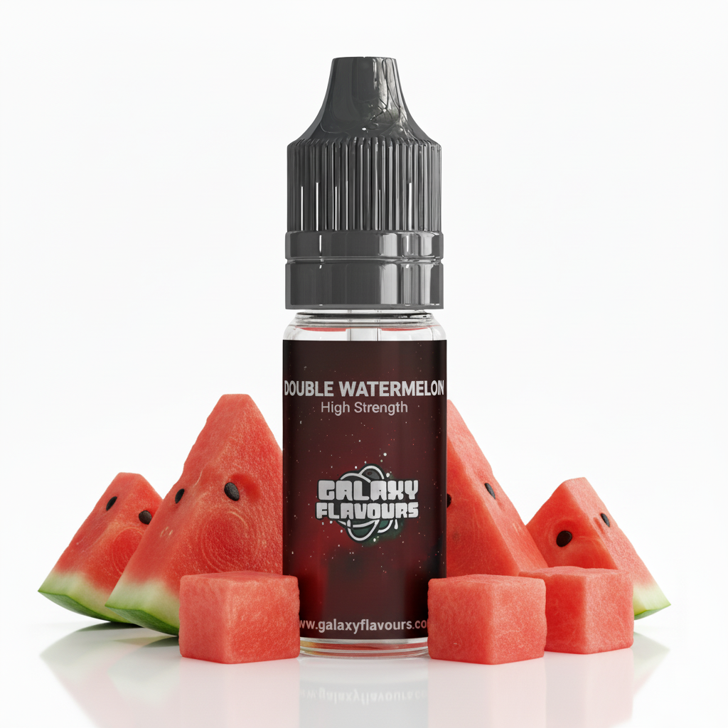 Galaxy Flavours Double Watermelon Food Flavouring Concentrate 10ml – Professional High Strength, Vegan, Gluten-Free