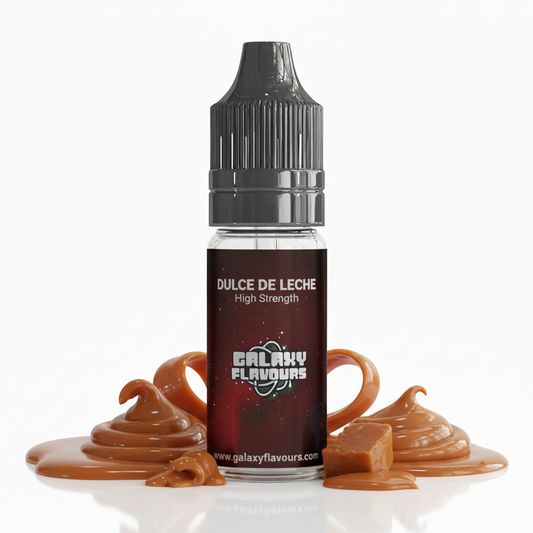 Galaxy Flavours Dulce De Leche Caramel Food Flavouring Concentrate 10ml – Professional High Strength, Vegan, Gluten-Free