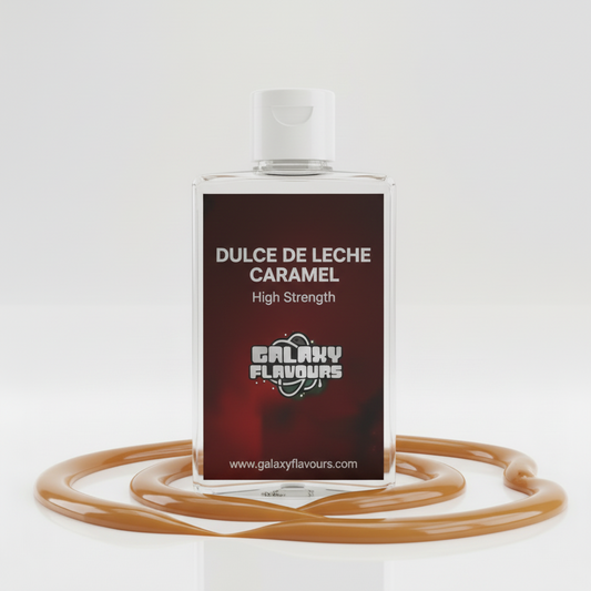 Galaxy Flavours Dulce De Leche Caramel Food Flavouring Concentrate – Professional High Strength, Vegan, Gluten-Free