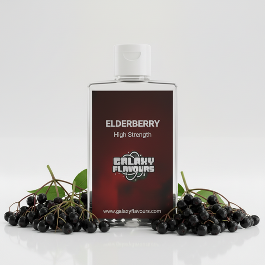 Galaxy Flavours Elderberry Food Flavouring Concentrate – Professional High Strength, Vegan, Gluten-Free