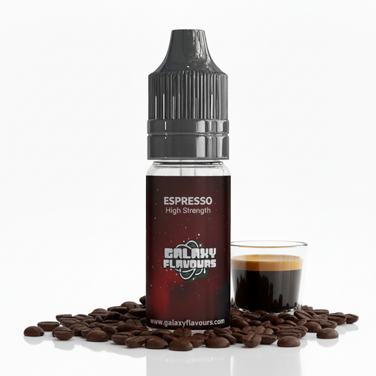 Galaxy Flavours Espresso Food Flavouring Concentrate 10ml – Professional High Strength, Vegan, Gluten-Free
