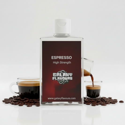 Galaxy Flavours Espresso Food Flavouring Concentrate – Professional High Strength, Vegan, Gluten-Free
