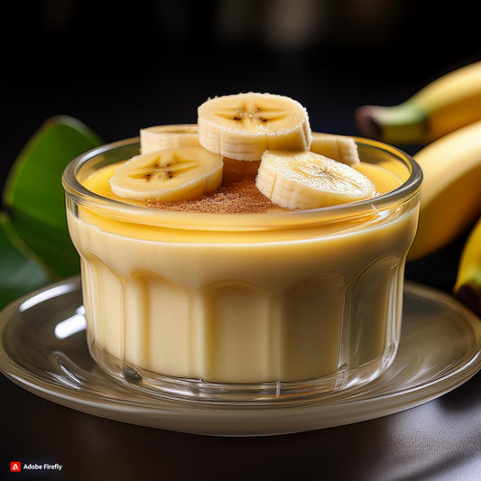 Arôme alimentaire crème anglaise à la banane - Usage professionnel haute concentration - 1 litre