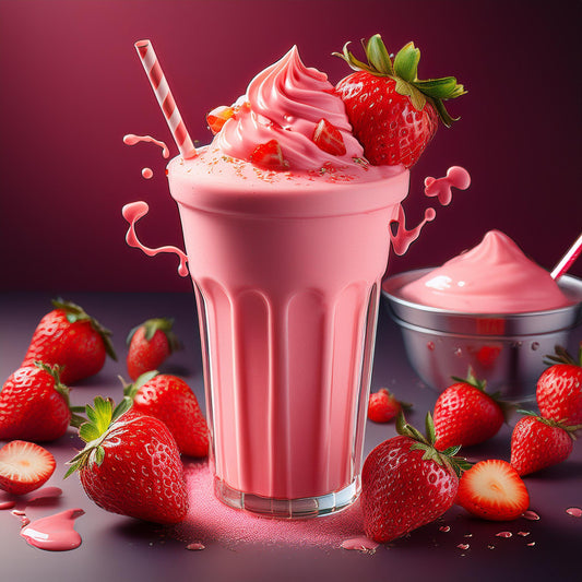 Strawberry Milkshake High Strength Professional Food Flavouring - 10ml Bottle - Mix n Match - Buy 4 Get 1 Free on all Flavours!