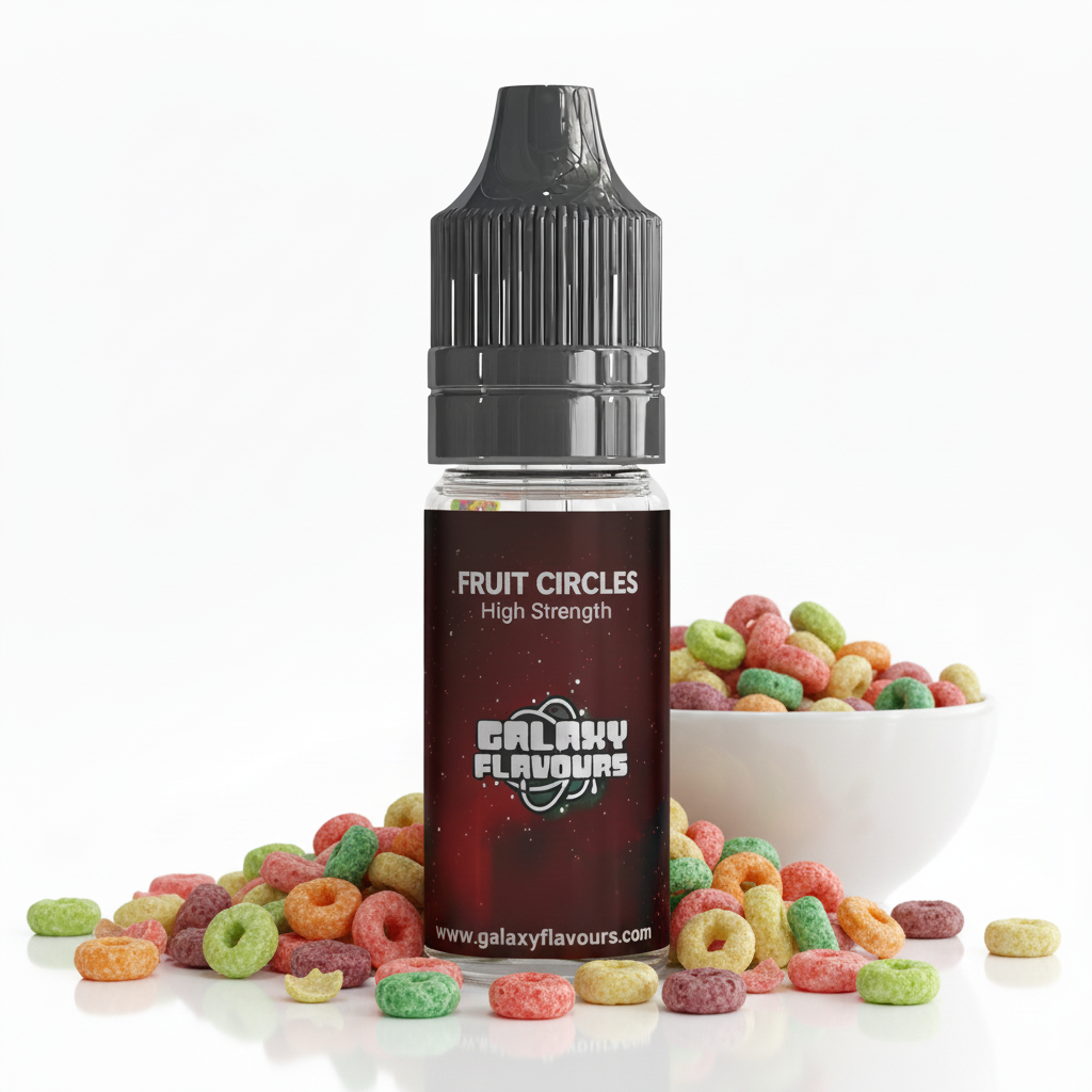 Galaxy Flavours Fruit Circles Food Flavouring Concentrate 10ml – Professional High Strength, Vegan, Gluten-Free