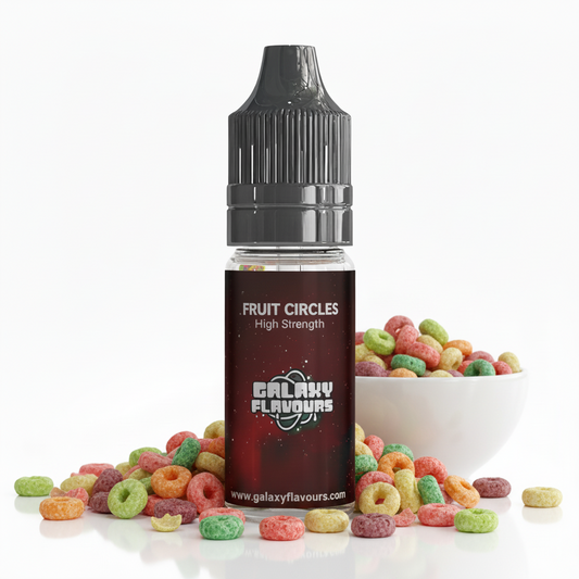 Galaxy Flavours Fruit Circles Food Flavouring Concentrate 10ml – Professional High Strength, Vegan, Gluten-Free