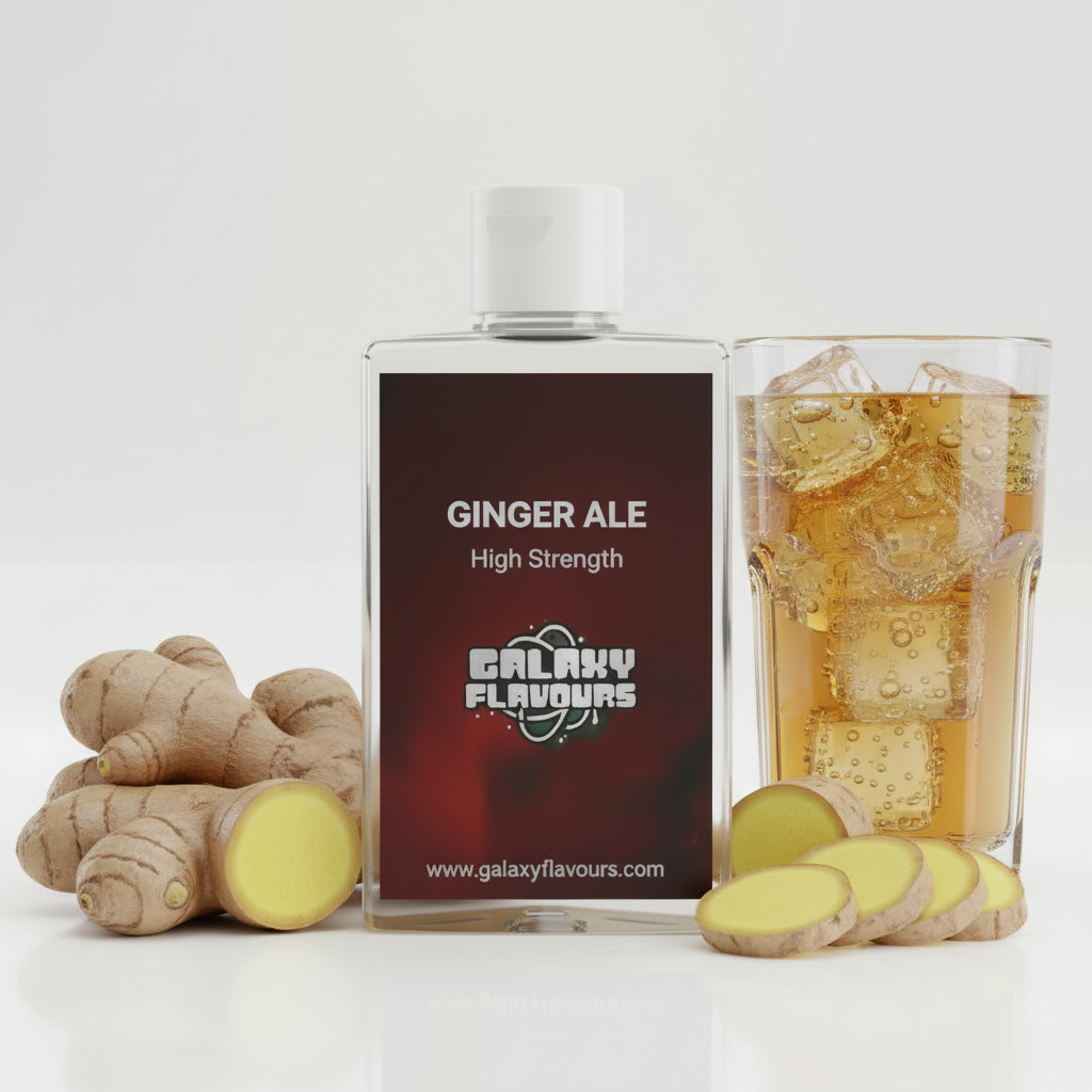 Galaxy Flavours Ginger Ale Food Flavouring Concentrate – Professional High Strength, Vegan, Gluten-Free