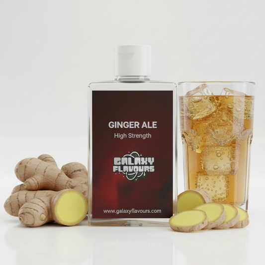 Galaxy Flavours Ginger Ale Food Flavouring Concentrate – Professional High Strength, Vegan, Gluten-Free