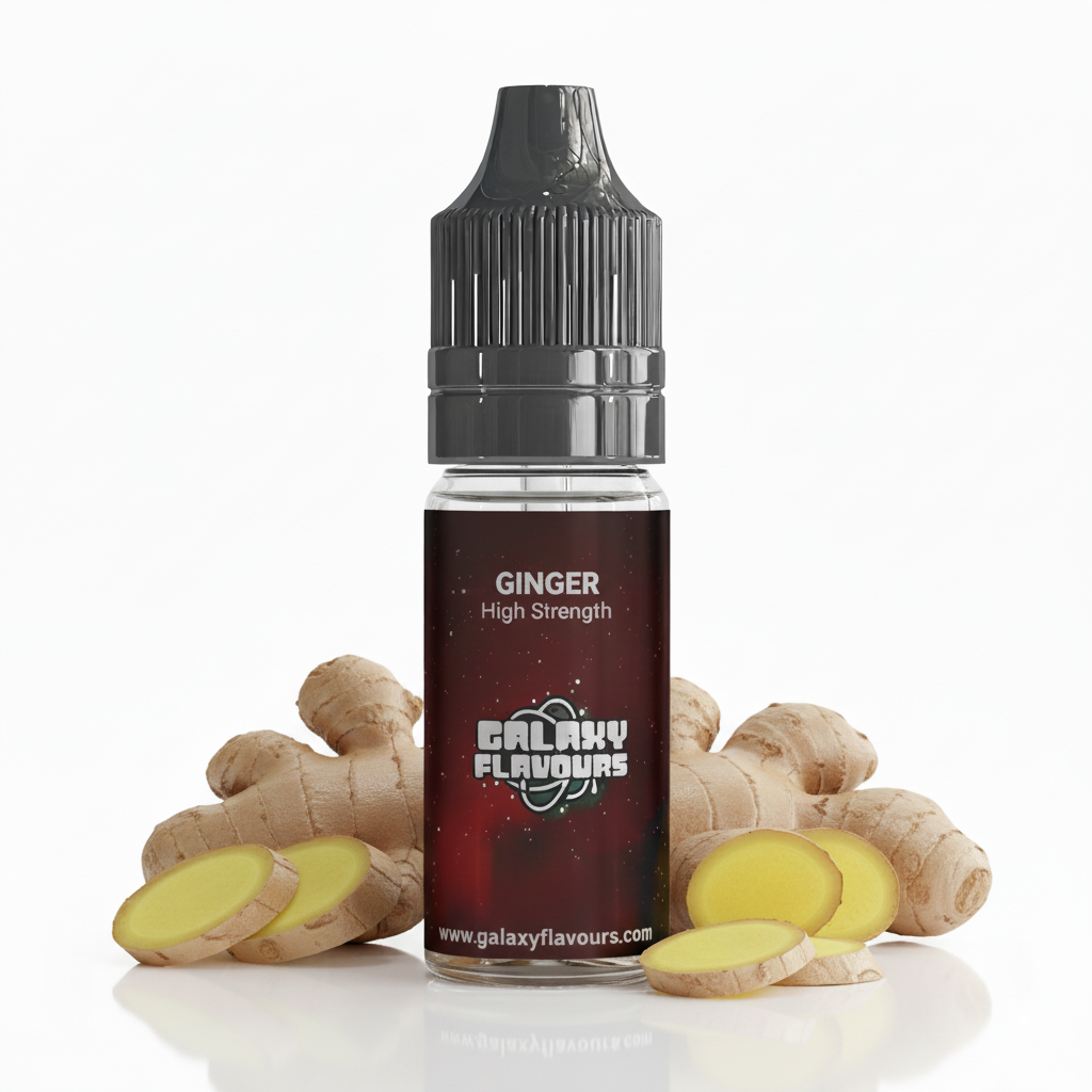 Galaxy Flavours Ginger Food Flavouring Concentrate 10ml – Professional High Strength, Vegan, Gluten-Free