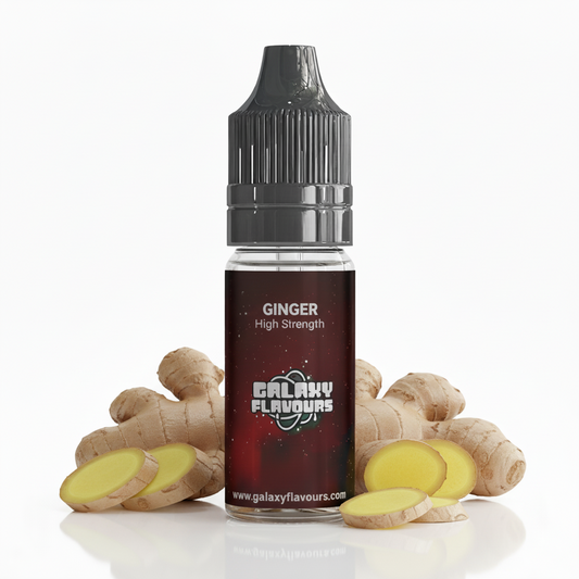 Galaxy Flavours Ginger Food Flavouring Concentrate 10ml – Professional High Strength, Vegan, Gluten-Free