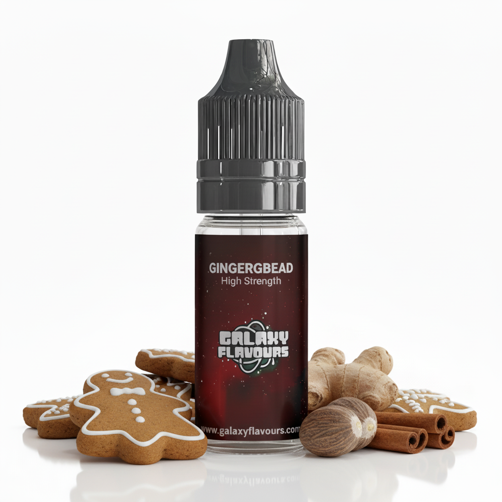 Galaxy Flavours Gingerbread Food Flavouring Concentrate 10ml – Professional High Strength, Vegan, Gluten-Free