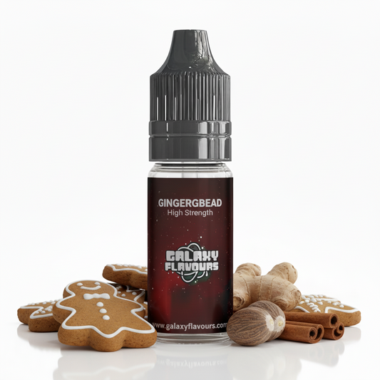 Galaxy Flavours Gingerbread Food Flavouring Concentrate 10ml – Professional High Strength, Vegan, Gluten-Free