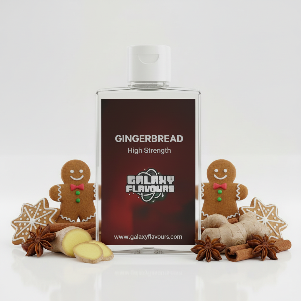 Galaxy Flavours Gingerbread Food Flavouring Concentrate – Professional High Strength, Vegan, Gluten-Free
