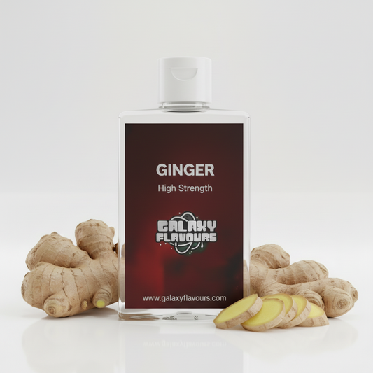 Galaxy Flavours Ginger Food Flavouring Concentrate – Professional High Strength, Vegan, Gluten-Free