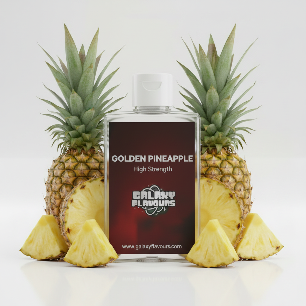 Galaxy Flavours Golden Pineapple Food Flavouring Concentrate – Professional High Strength, Vegan, Gluten-Free
