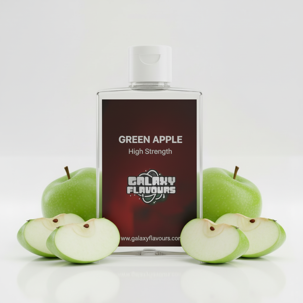 Galaxy Flavours Green Apple Food Flavouring Concentrate – Professional High Strength, Vegan, Gluten-Free