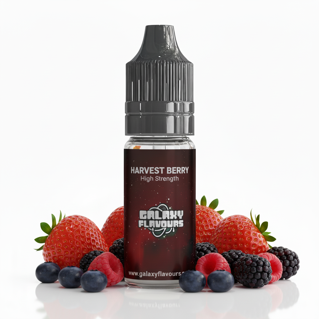 Galaxy Flavours Harvest Berry Food Flavouring Concentrate 10ml – Professional High Strength, Vegan, Gluten-Free