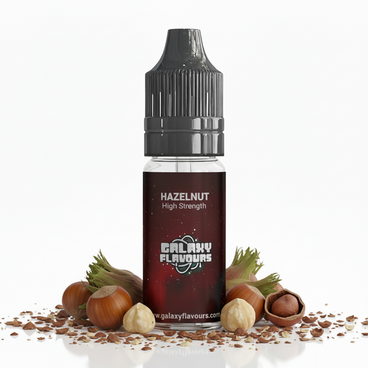 Galaxy Flavours Hazelnut Food Flavouring Concentrate 10ml – Professional High Strength, Vegan, Gluten-Free