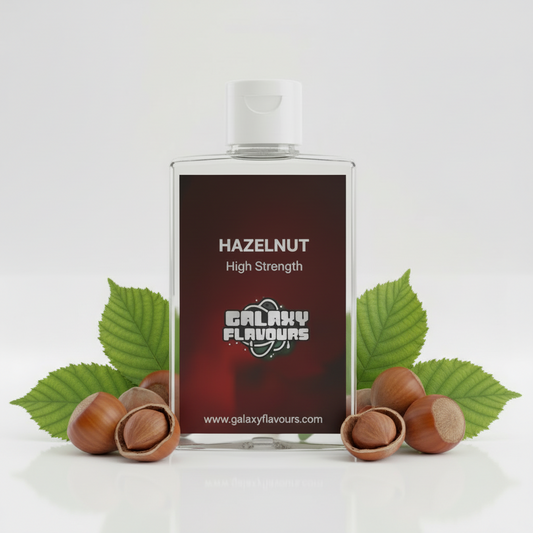 Galaxy Flavours Hazelnut Food Flavouring Concentrate – Professional High Strength, Vegan, Gluten-Free