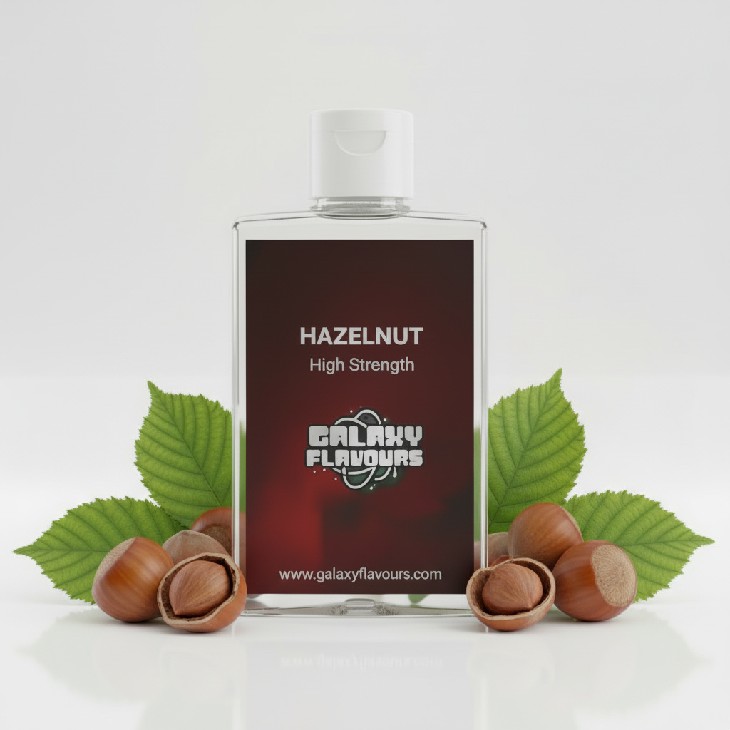 Galaxy Flavours Hazelnut Food Flavouring Concentrate – Professional High Strength, Vegan, Gluten-Free