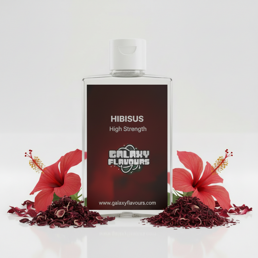 Galaxy Flavours Hibiscus Food Flavouring Concentrate – Professional High Strength, Vegan, Gluten-Free