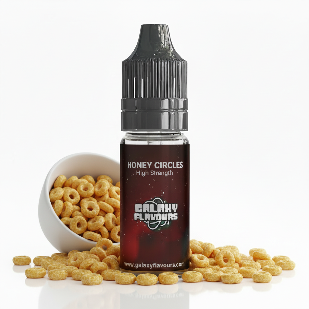 Galaxy Flavours Honey Circles Food Flavouring Concentrate 10ml – Professional High Strength, Vegan, Gluten-Free