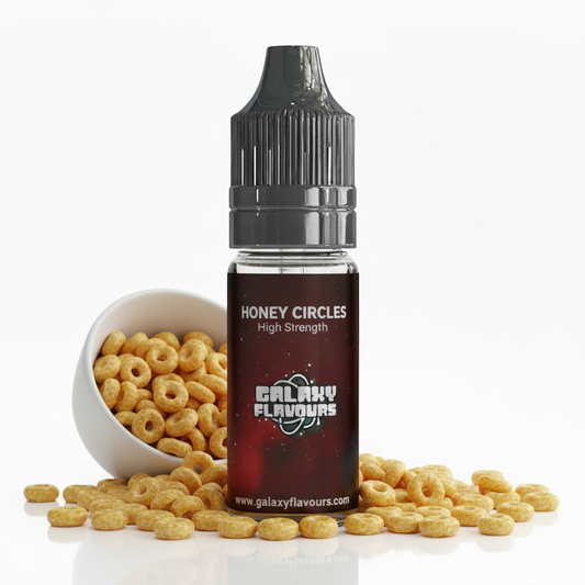 Galaxy Flavours Honey Circles Food Flavouring Concentrate 10ml – Professional High Strength, Vegan, Gluten-Free