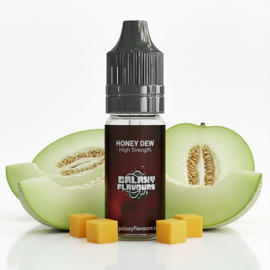 Galaxy Flavours Honeydew Melon Food Flavouring Concentrate 10ml – Professional High Strength, Vegan, Gluten-Free