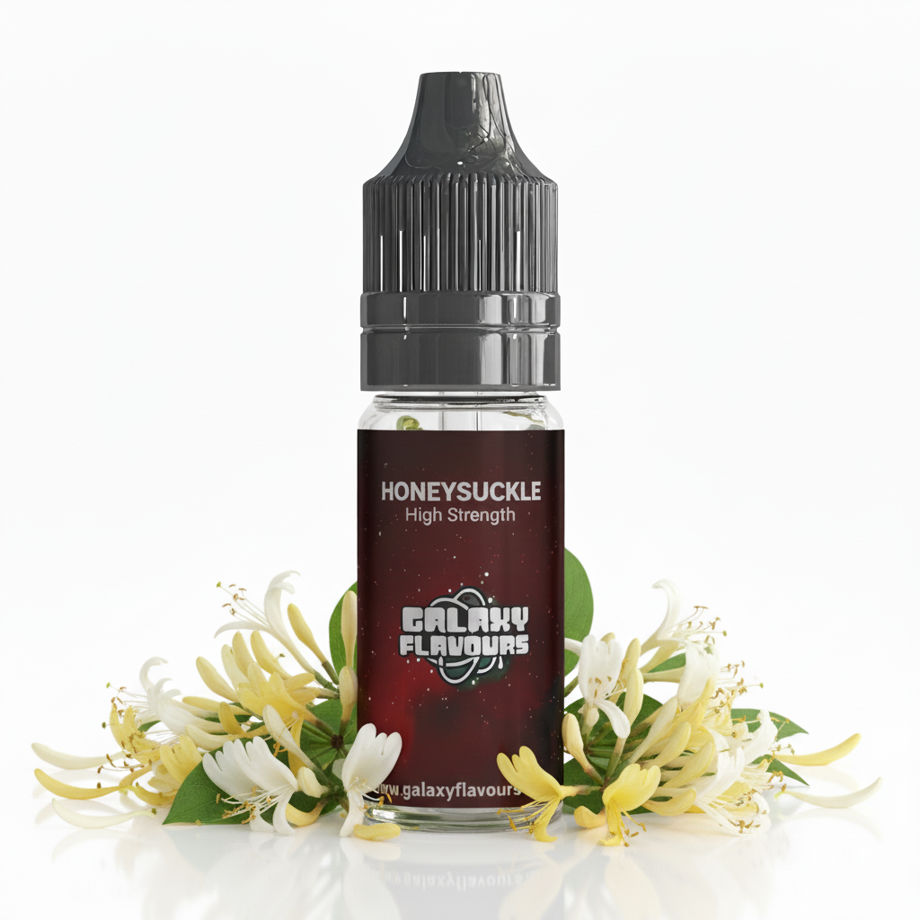 Galaxy Flavours Honeysuckle Food Flavouring Concentrate 10ml – Professional High Strength, Vegan, Gluten-Free