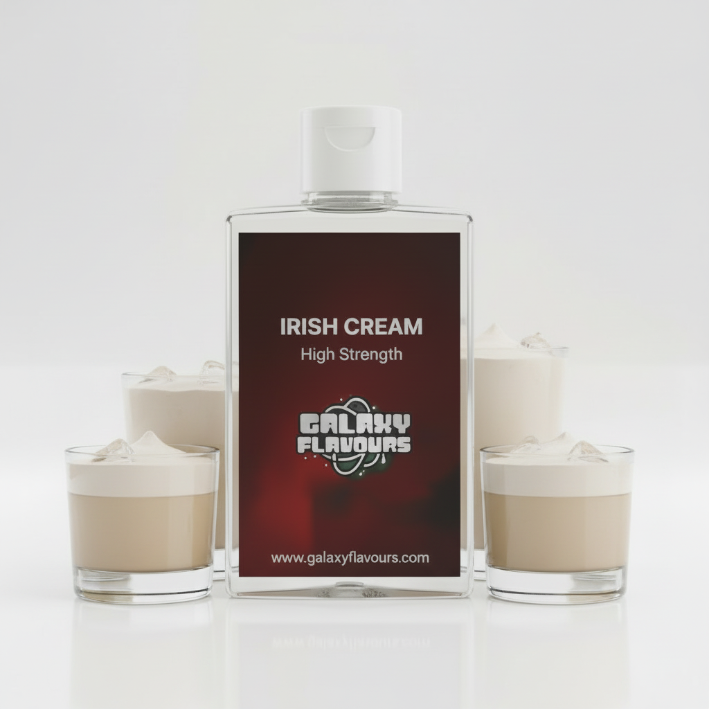 Galaxy Flavours Irish Cream Food Flavouring Concentrate – Professional High Strength, Vegan, Gluten-Free