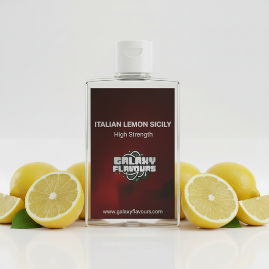 Galaxy Flavours Italian Lemon Sicily Food Flavouring Concentrate – Professional High Strength, Vegan, Gluten-Free