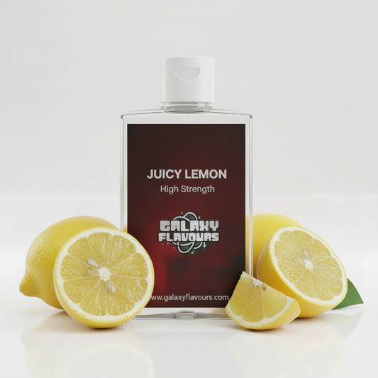 Galaxy Flavours Juicy Lemon Food Flavouring Concentrate – Professional High Strength, Vegan, Gluten-Free