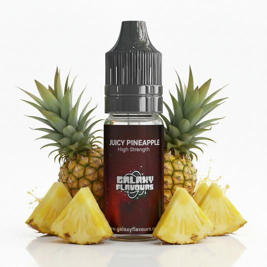 Galaxy Flavours Juicy Pineapple Food Flavouring Concentrate 10ml – Professional High Strength, Vegan, Gluten-Free