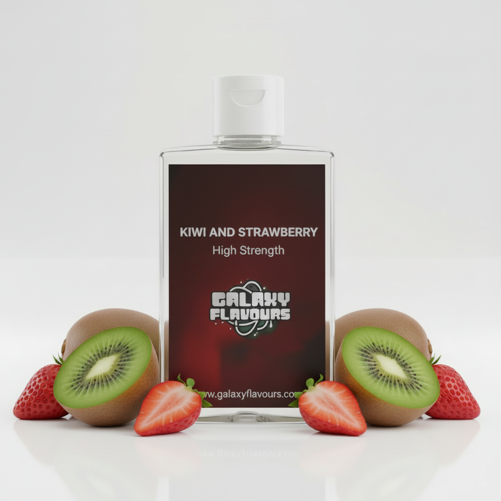 Galaxy Flavours Kiwi and Strawberry Food Flavouring Concentrate – Professional High Strength, Vegan, Gluten-Free