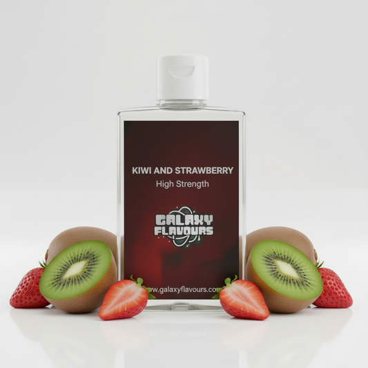 Galaxy Flavours Kiwi and Strawberry Food Flavouring Concentrate – Professional High Strength, Vegan, Gluten-Free