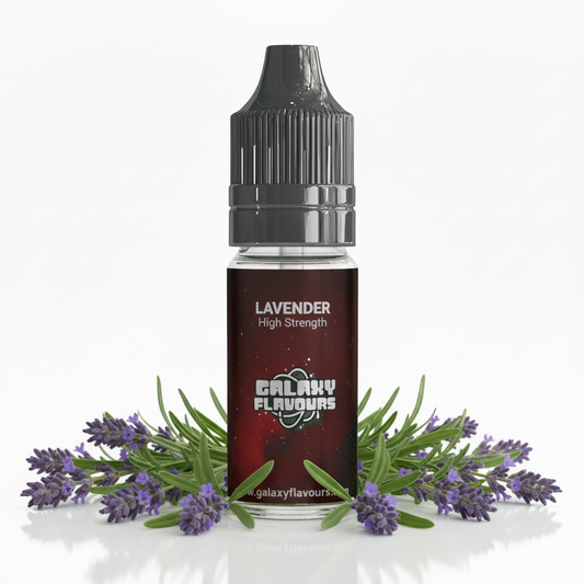Galaxy Flavours Lavender Food Flavouring Concentrate 10ml – Professional High Strength, Vegan, Gluten-Free