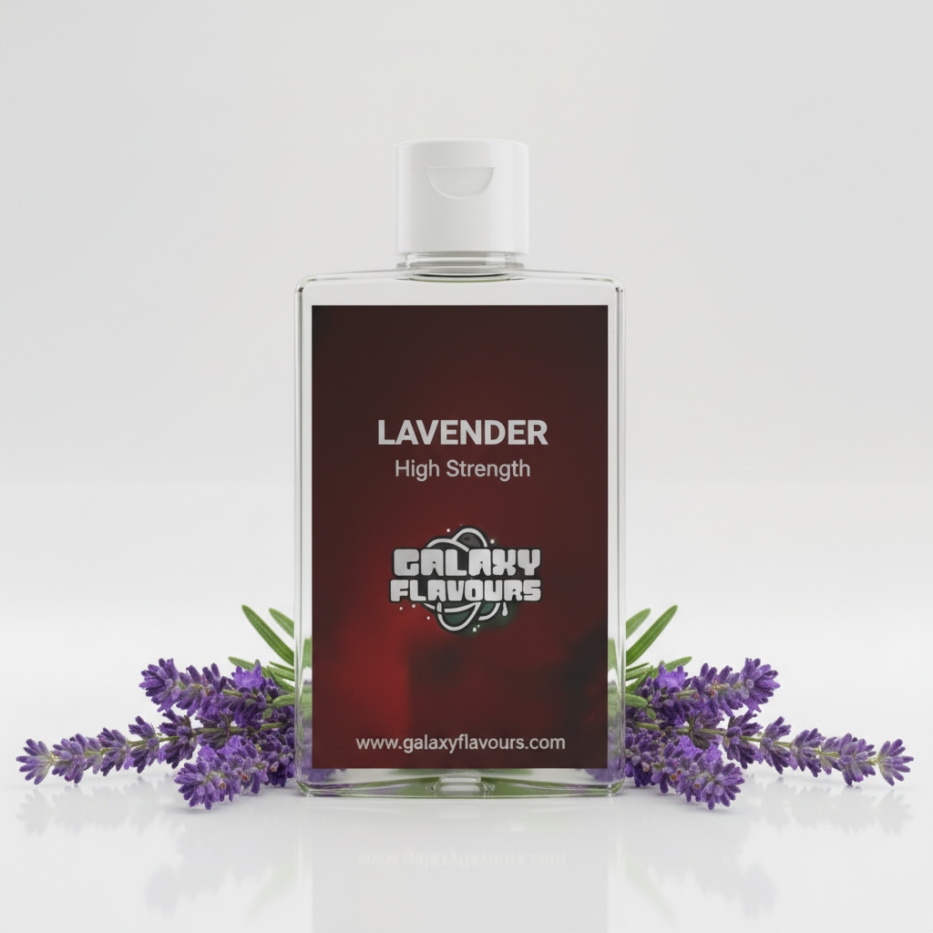 Galaxy Flavours Lavender Food Flavouring Concentrate – Professional High Strength, Vegan, Gluten-Free