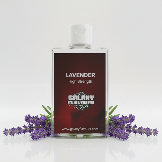 Galaxy Flavours Lavender Food Flavouring Concentrate – Professional High Strength, Vegan, Gluten-Free