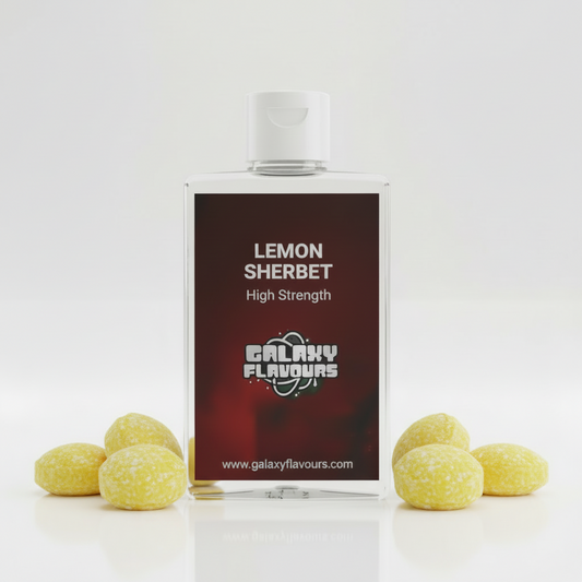 Galaxy Flavours Lemon Sherbet Food Flavouring Concentrate – Professional High Strength, Vegan, Gluten-Free