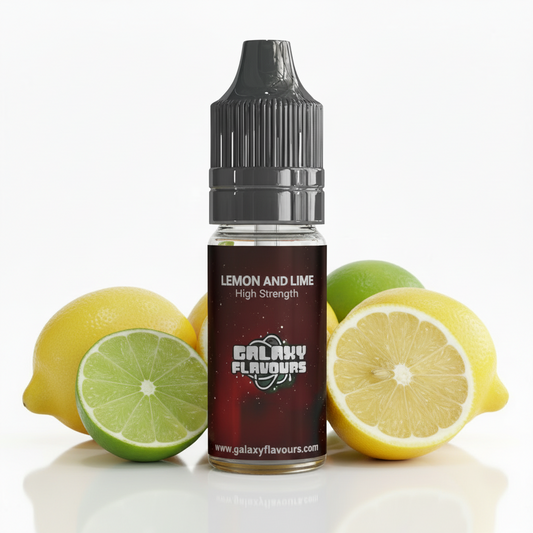 Galaxy Flavours Lemon and Lime Food Flavouring Concentrate 10ml – Professional High Strength, Vegan, Gluten-Free