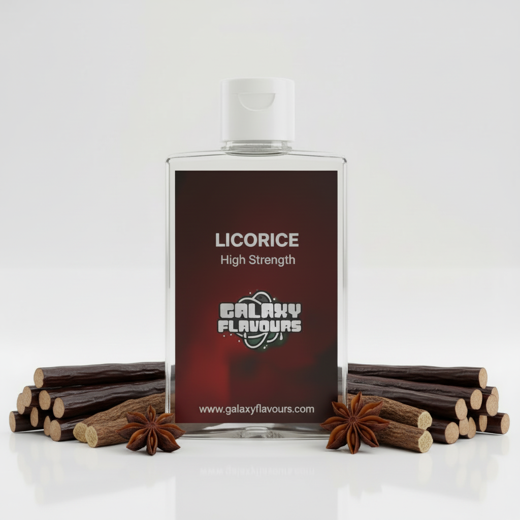Galaxy Flavours Liquorice Food Flavouring Concentrate – Professional High Strength, Vegan, Gluten-Free