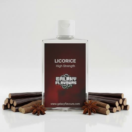 Galaxy Flavours Liquorice Food Flavouring Concentrate – Professional High Strength, Vegan, Gluten-Free