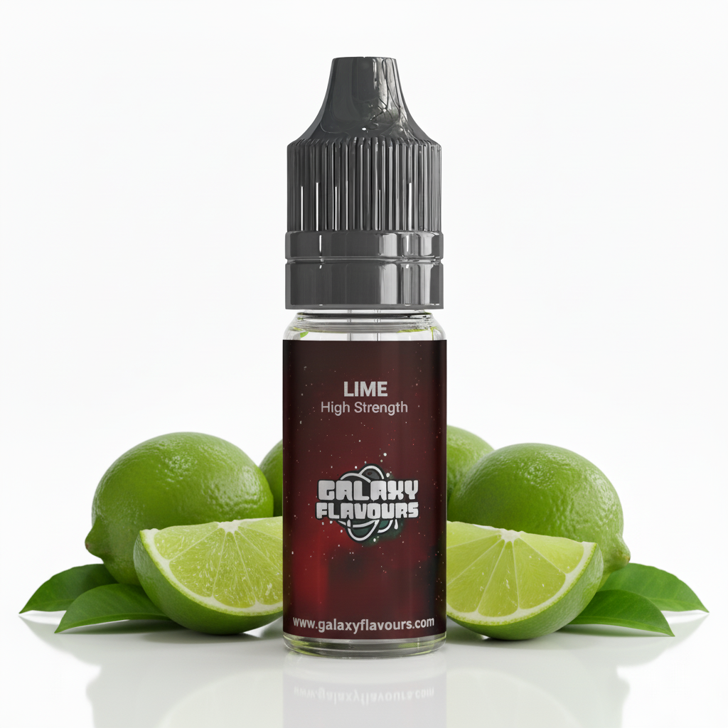 Galaxy Flavours Lime Food Flavouring Concentrate 10ml – Professional High Strength, Vegan, Gluten-Free