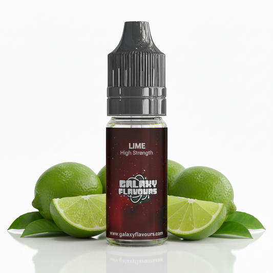 Galaxy Flavours Lime Food Flavouring Concentrate 10ml – Professional High Strength, Vegan, Gluten-Free